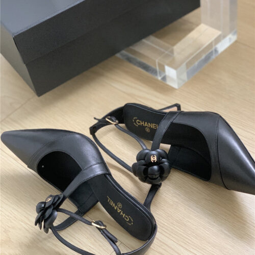 High Quality Luxury Chanel Camellia Thong Sandals – Style 87654 product detail