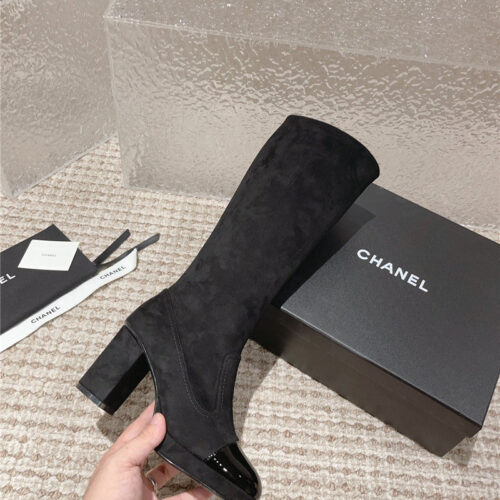 High Quality Luxury Chanel Catwalk Platform High Heel Boots – Style 02310 product detail