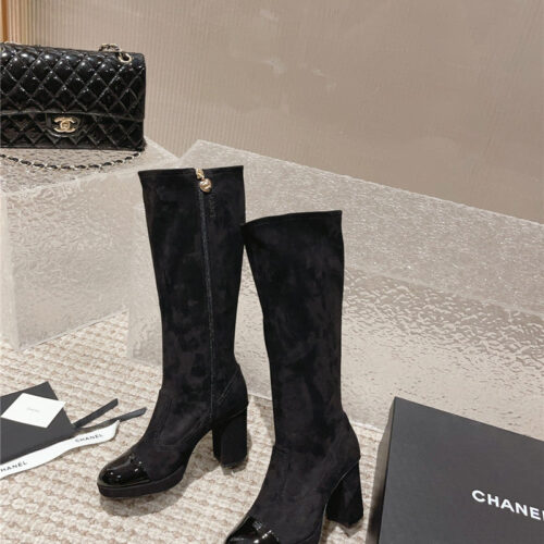 High Quality Luxury Chanel Catwalk Platform High Heel Boots – Style 02310 product detail