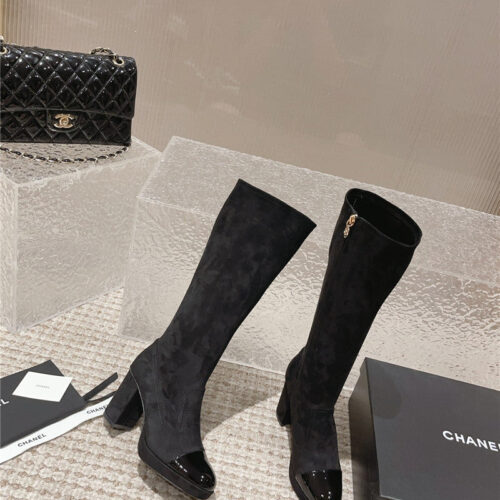 High Quality Luxury Chanel Catwalk Platform High Heel Boots – Style 02310 product detail