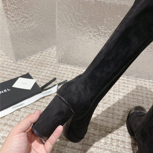 High Quality Luxury Chanel Catwalk Platform High Heel Boots – Style 02310 product detail
