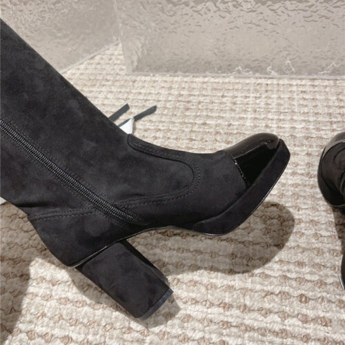 High Quality Luxury Chanel Catwalk Platform High Heel Boots – Style 02310 product detail