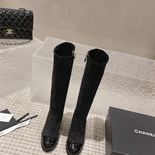 High Quality Luxury Chanel Catwalk Platform High Heel Boots – Style 02310