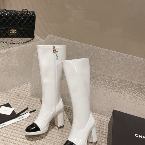 High Quality Luxury Chanel Catwalk Platform High Heel Boots – Style 67846 product detail