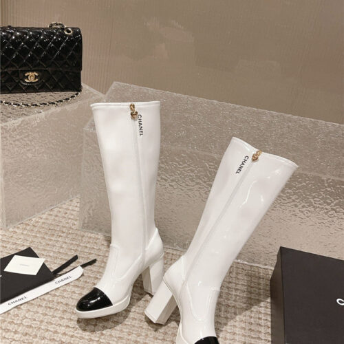 High Quality Luxury Chanel Catwalk Platform High Heel Boots – Style 67846 product detail