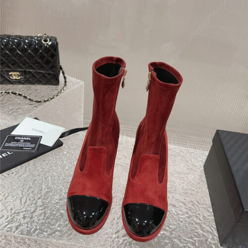 High Quality Luxury Chanel Catwalk Platform High Heel Boots – Style 00614 product detail