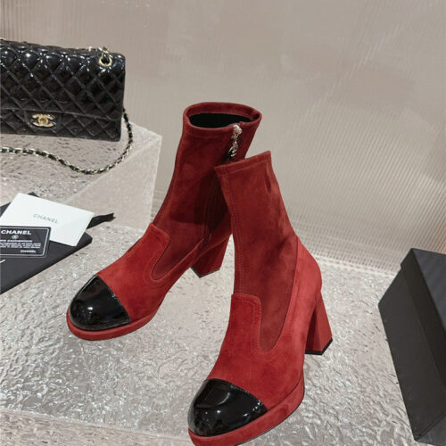High Quality Luxury Chanel Catwalk Platform High Heel Boots – Style 00614 alternate view