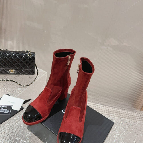 High Quality Luxury Chanel Catwalk Platform High Heel Boots – Style 00614 product detail