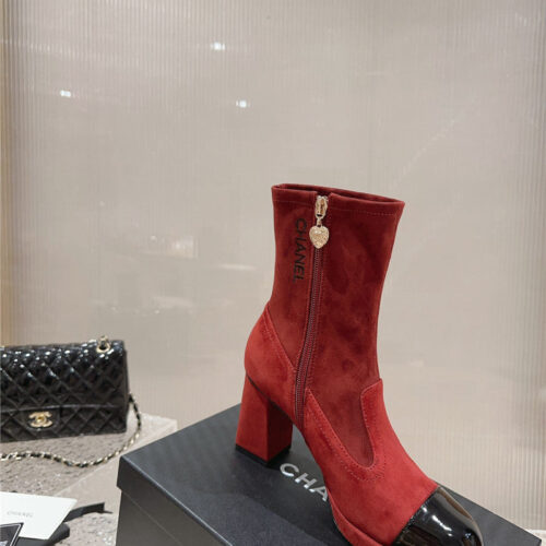 High Quality Luxury Chanel Catwalk Platform High Heel Boots – Style 00614 product detail