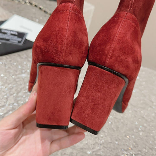 High Quality Luxury Chanel Catwalk Platform High Heel Boots – Style 00614 product detail