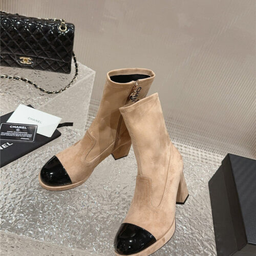 High Quality Luxury Chanel Catwalk Platform High Heel Boots – Style 33382 product detail
