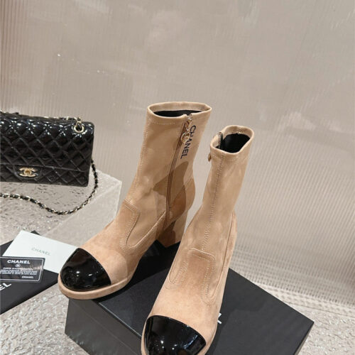 High Quality Luxury Chanel Catwalk Platform High Heel Boots – Style 33382 product detail