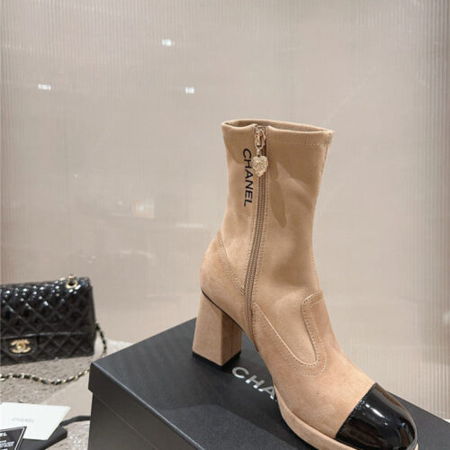 High Quality Luxury Chanel Catwalk Platform High Heel Boots – Style 33382 product detail