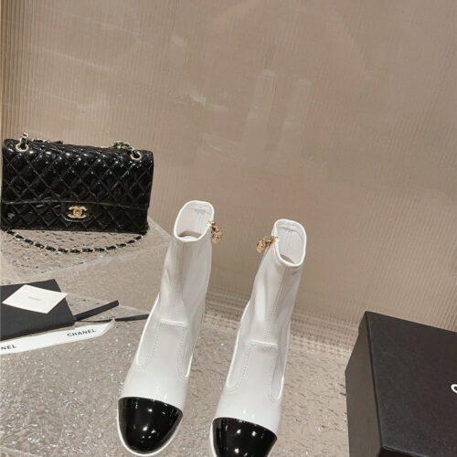 High Quality Luxury Chanel Catwalk Platform High Heel Boots alternate view
