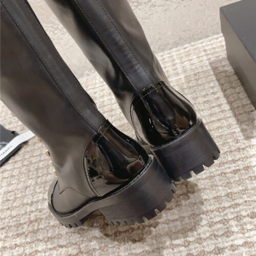 High Quality Luxury Chanel New Autumn And Winter Pearl Zipper Boots – Style 42854 product detail