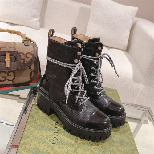 High Quality Luxury Gucci New Martin Boots alternate view