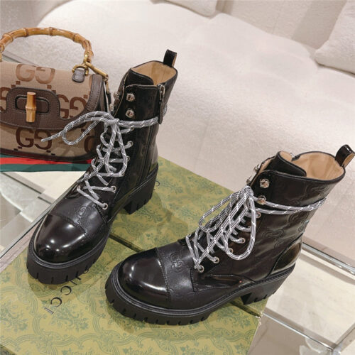 High Quality Luxury Gucci New Martin Boots