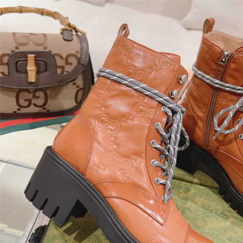 High Quality Luxury Gucci New Martin Boots – Style 97267 product detail