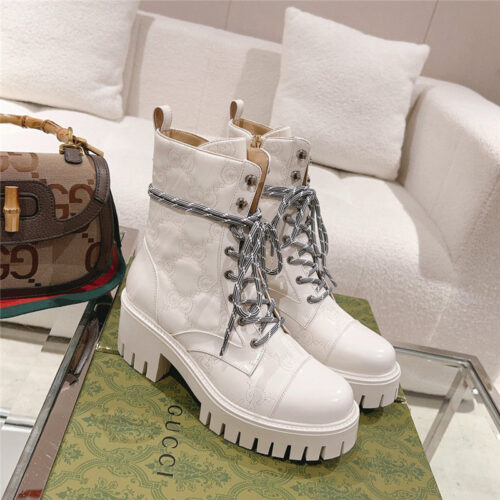 High Quality Luxury Gucci New Martin Boots – Style 95571 alternate view