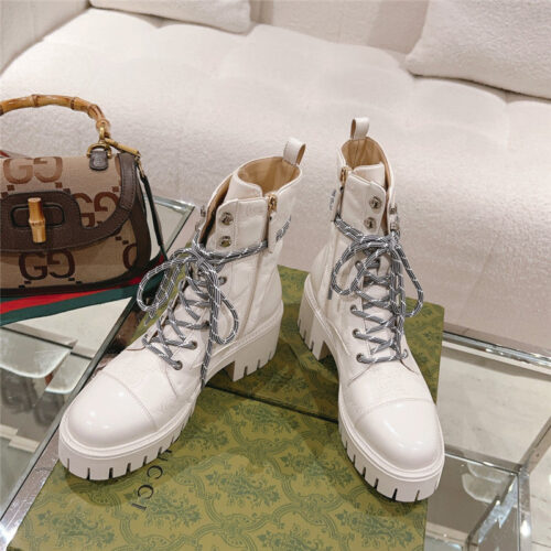High Quality Luxury Gucci New Martin Boots – Style 95571 product detail