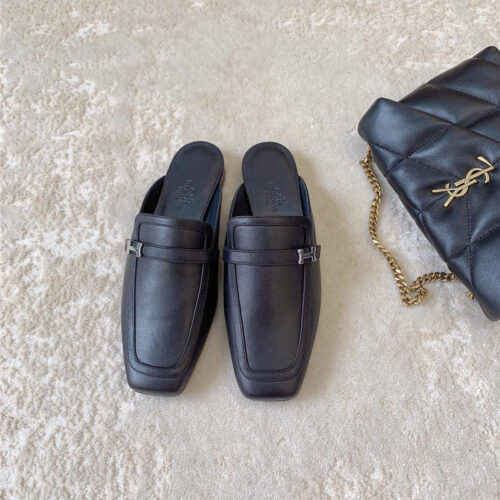 High Quality Luxury Hermes Casual Mules Slippers alternate view