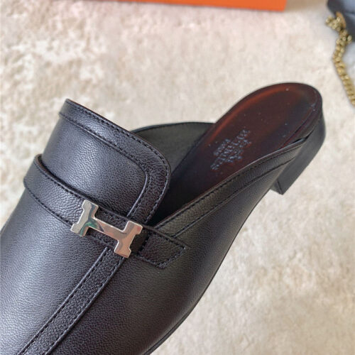 High Quality Luxury Hermes Casual Mules Slippers product detail