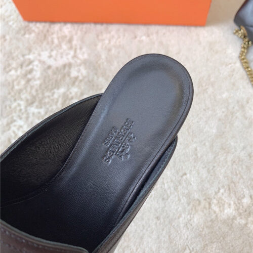 High Quality Luxury Hermes Casual Mules Slippers product detail