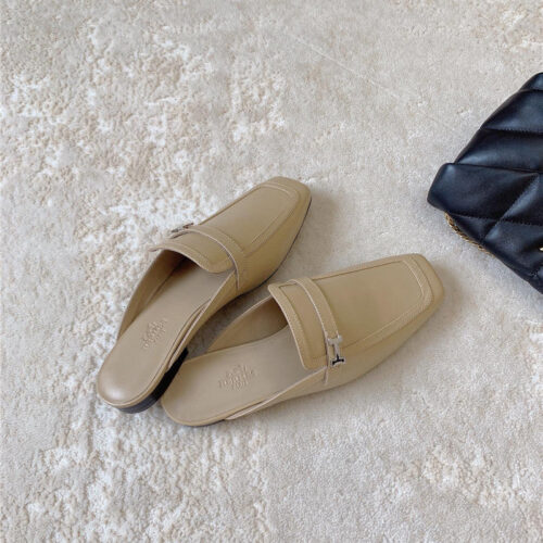 High Quality Luxury Hermes Casual Mules Slippers – Style 70563 product detail