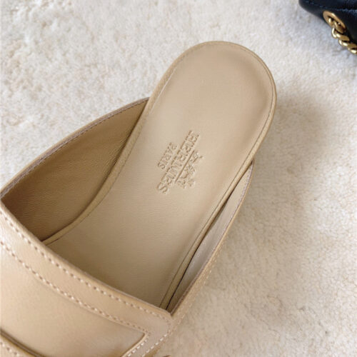 High Quality Luxury Hermes Casual Mules Slippers – Style 70563 product detail