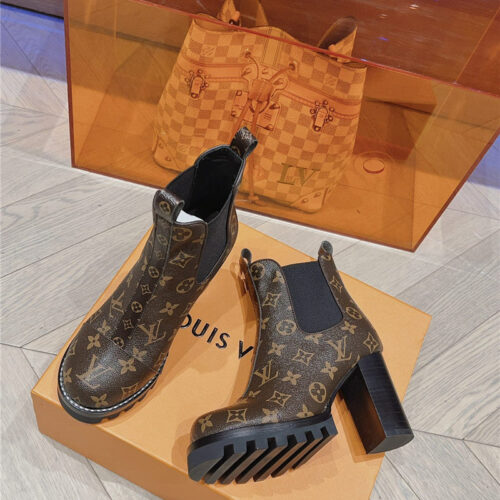 High Quality Luxury Louis Vuitton New Autumn And Winter High Heel Boots – Style 31875 product detail