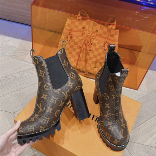 High Quality Luxury Louis Vuitton New Autumn And Winter High Heel Boots – Style 31875 product detail