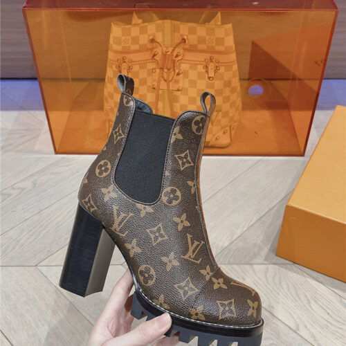 High Quality Luxury Louis Vuitton New Autumn And Winter High Heel Boots – Style 31875 product detail