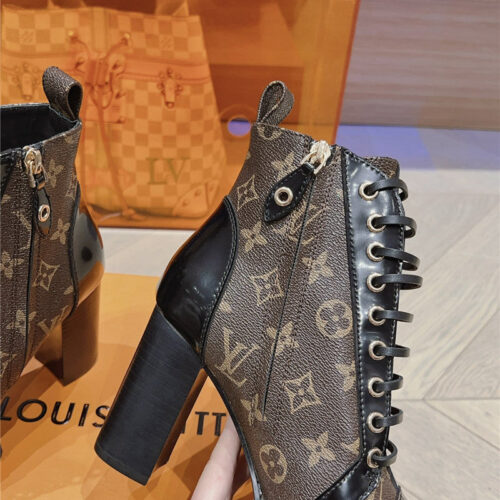 High Quality Luxury Louis Vuitton New Autumn And Winter High Heel Boots – Style 62947 product detail