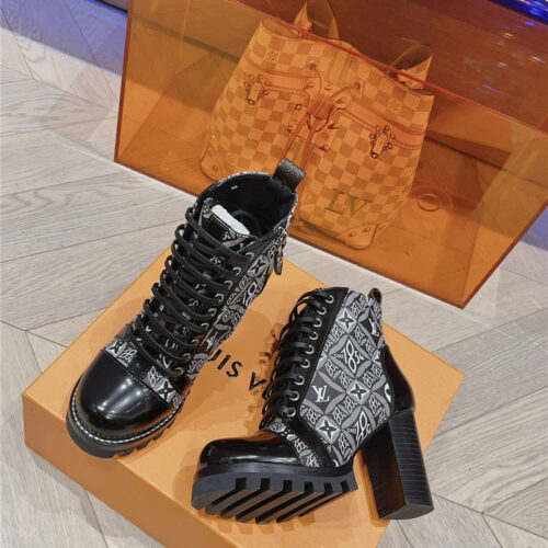 High Quality Luxury Louis Vuitton New Autumn And Winter High Heel Boots – Style 95715 product detail