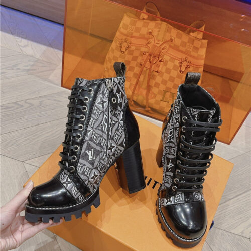 High Quality Luxury Louis Vuitton New Autumn And Winter High Heel Boots – Style 95715 alternate view