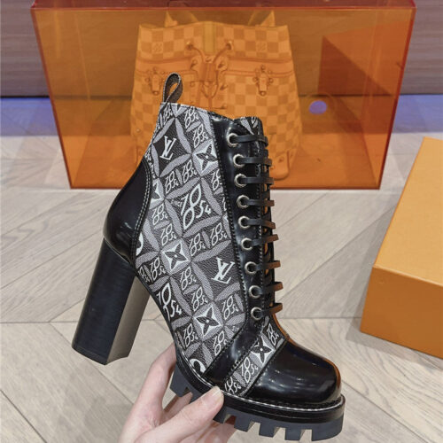 High Quality Luxury Louis Vuitton New Autumn And Winter High Heel Boots – Style 95715 product detail