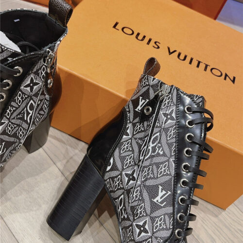 High Quality Luxury Louis Vuitton New Autumn And Winter High Heel Boots – Style 95715 product detail