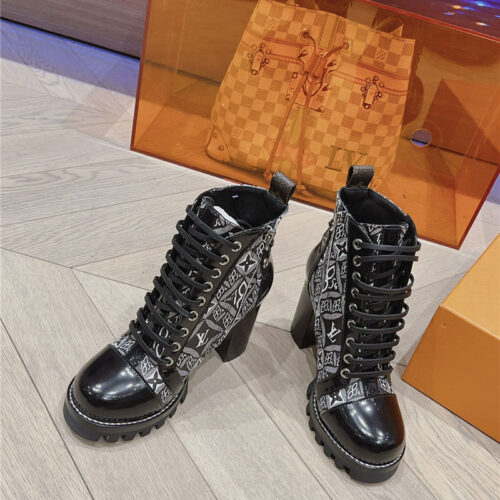 High Quality Luxury Louis Vuitton New Autumn And Winter High Heel Boots – Style 95715 product detail