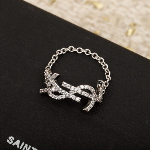 High Quality Luxury YSL Letter Classic Ring