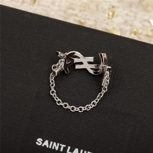 High Quality Luxury YSL Letter Classic Ring alternate view