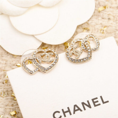 High Quality Luxury Chanel Double Love Earrings product detail