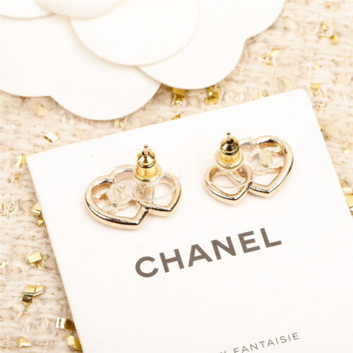 High Quality Luxury Chanel Double Love Earrings product detail