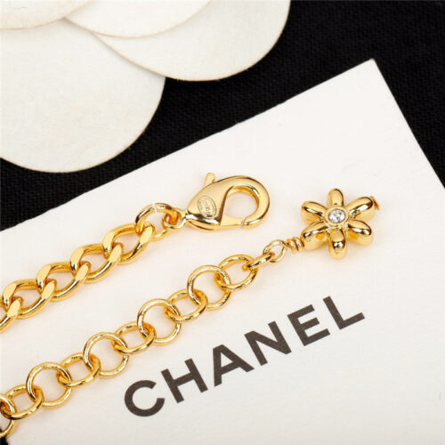 High Quality Luxury Chanel Handmade Small Flower Double C Long Chain product detail