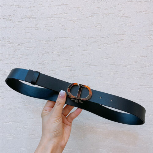 High Quality Luxury Dior Gold Brass Metal 30 Montaigne *Cd* Belt – Style 07750