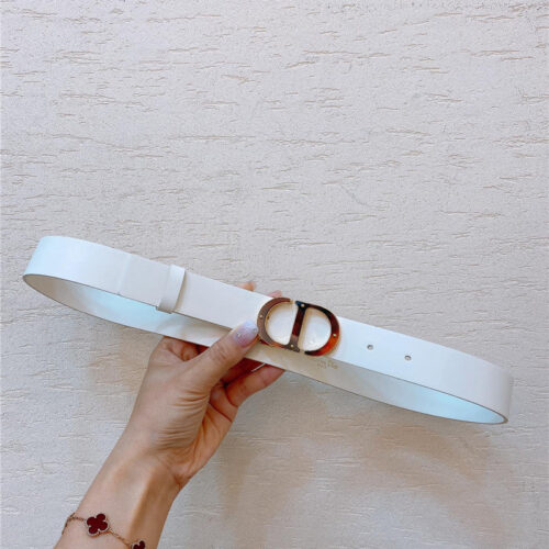 High Quality Luxury Dior Gold Brass Metal 30 Montaigne *Cd* Belt – Style 06054