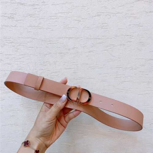High Quality Luxury Dior Gold Brass Metal 30 Montaigne *Cd* Belt – Style 35430