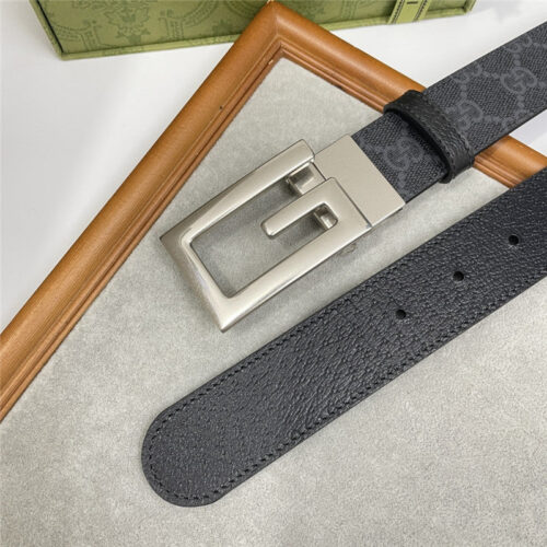 High Quality Luxury Gucci Three-Claw Pigskin Leather Belt – Style 97382 product detail