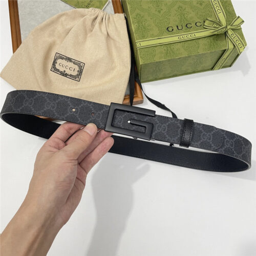 High Quality Luxury Gucci Three-Claw Pigskin Leather Belt – Style 62918
