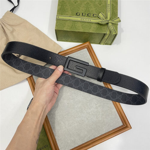 High Quality Luxury Gucci Three-Claw Pigskin Leather Belt – Style 62918 product detail