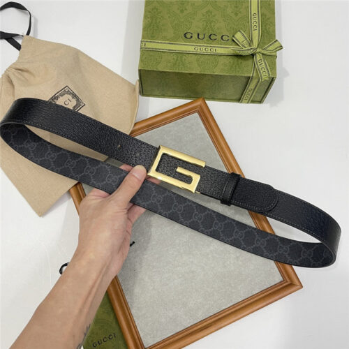 High Quality Luxury Gucci Three-Claw Pigskin Leather Belt – Style 56134 product detail